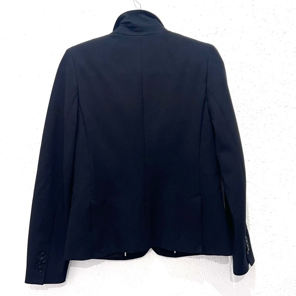 Lands' End Women's Classic tailored Black Suit Jacket 4 - Picture 7 of 10